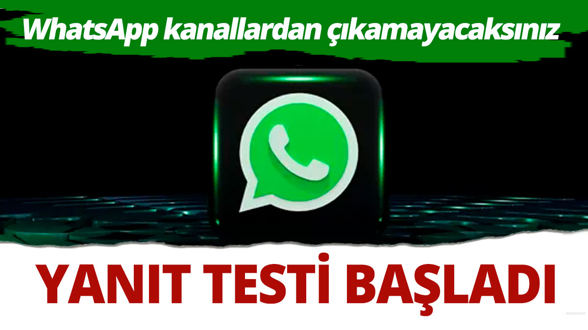 WhatsApp kanal tutkunlarına müjde! Yanıt sistemi geliyor