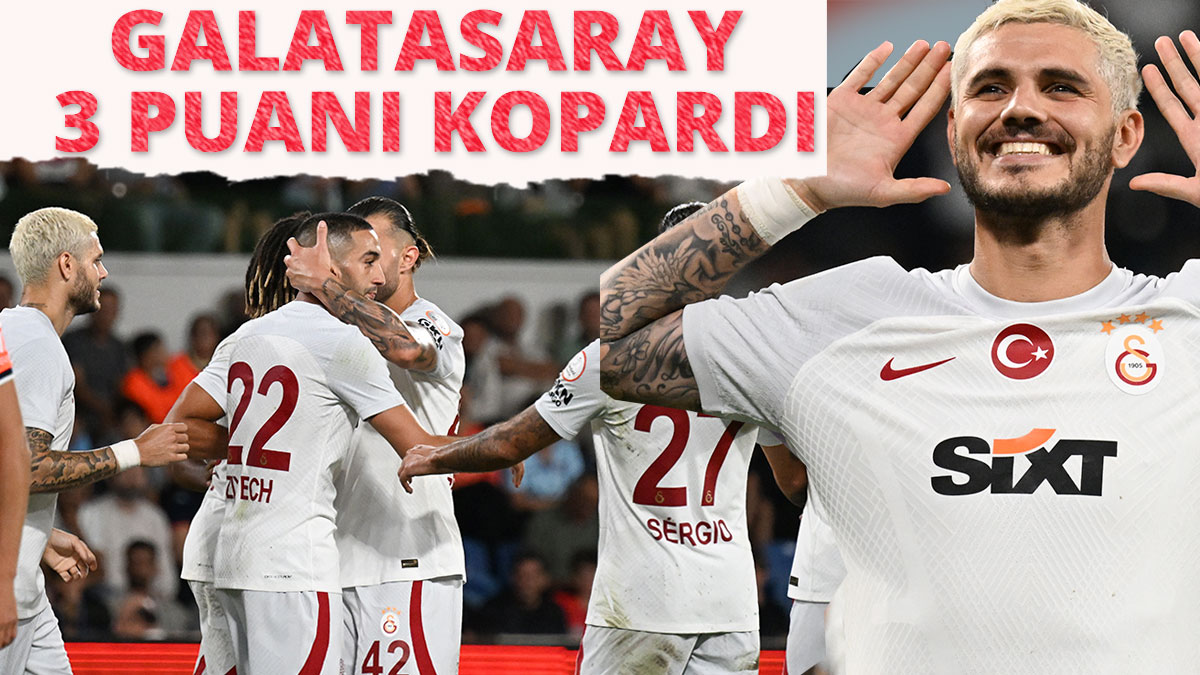 Galatasaray deplasmandan 3 puanı aldı!
