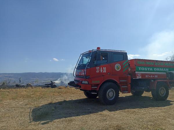 Kastamonu'da 100 dönüm tarım arazisi yandı