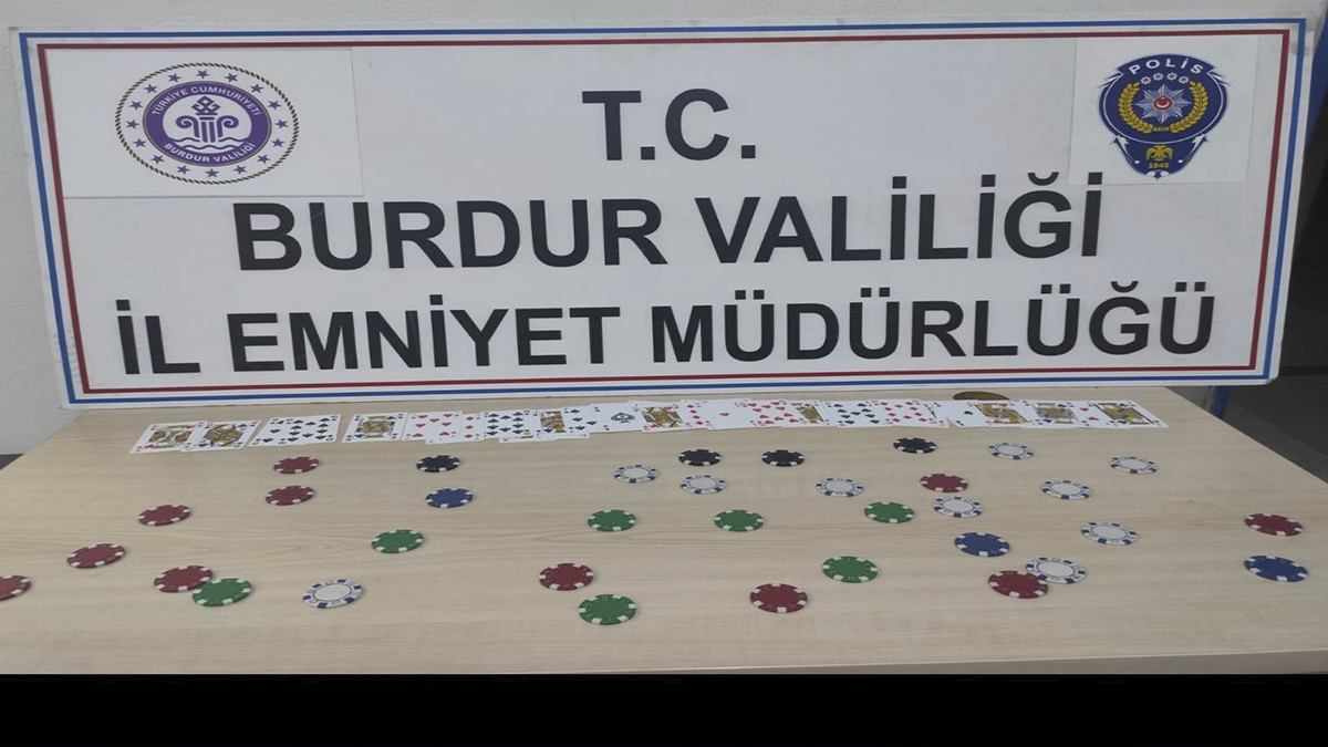 Burdur’da kumar oynayanlara ceza yağdı
