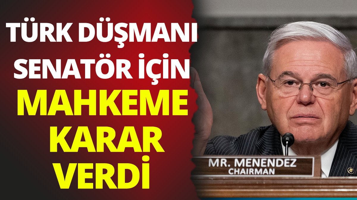 Türk düşmanı senatör için mahkeme karar verdi