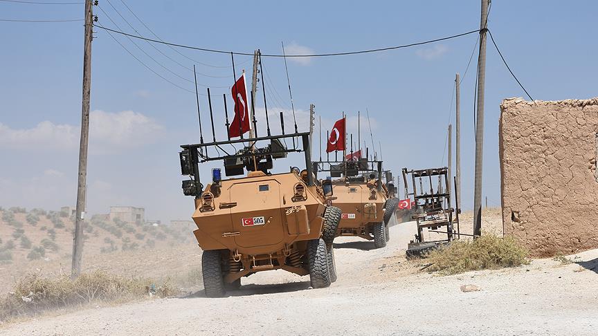 TSK'dan Münbiç hattında 28'inci devriye