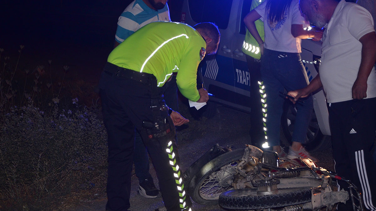 Konya'da feci kaza:  Sürücü metrelerce savruldu