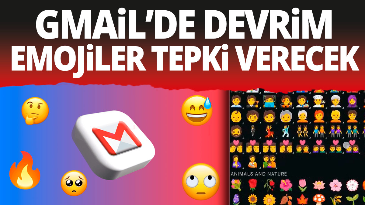 Gmail'de devrim! Emojilerle tepki verme özelliğinden yeni kareler paylaşıldı