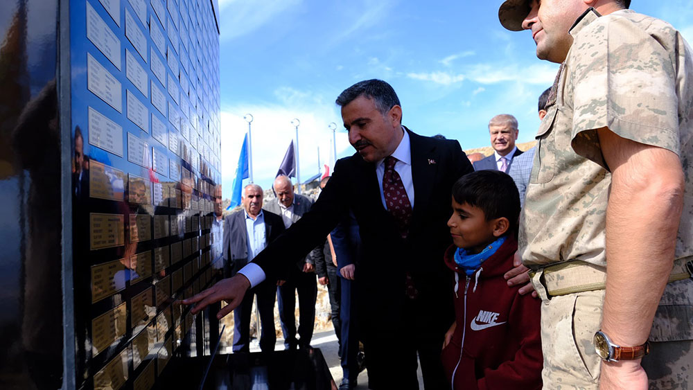 "Cudi Dağı Şehitlik Anıtı" açıldı