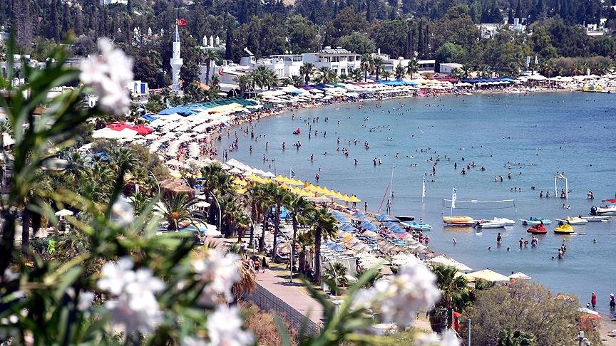 Sahillerde bayram yoğunluğu
