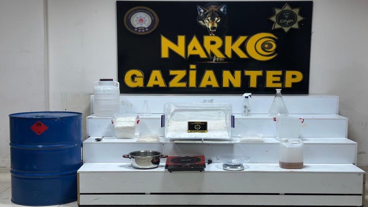 Gaziantep'te narkotik operasyonu: 4 gözaltı