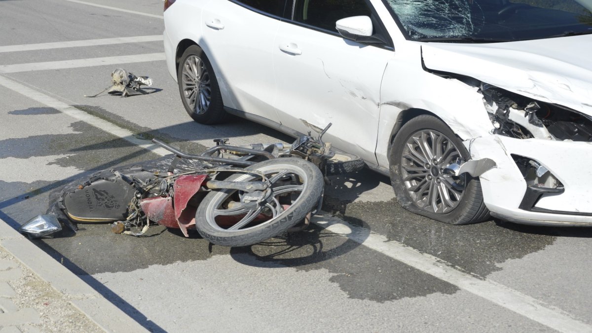 Trafik magandası motosiklet sürücüsünü hayattan kopardı