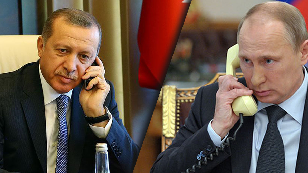 Cumhurbaşkanı Erdoğan, Rusya Devlet Başkanı Putin ile telefonda görüştü