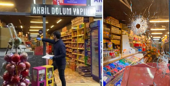 İstanbul'da markete silahlı saldırı