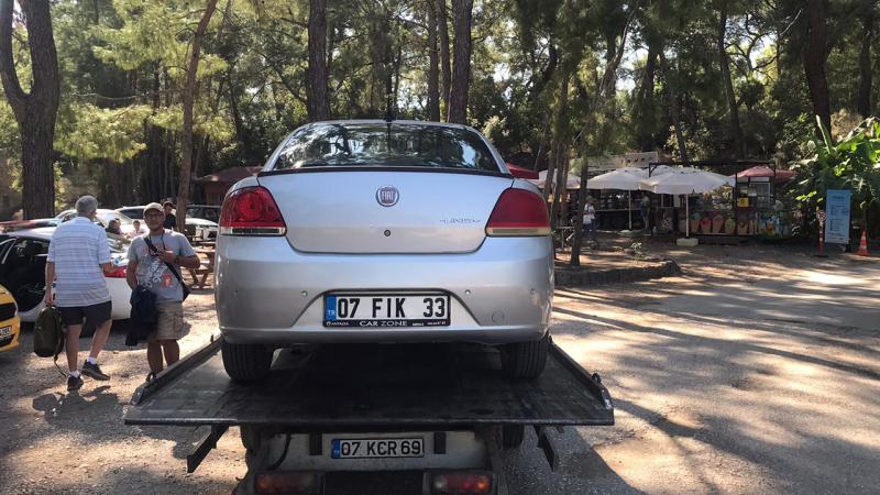 Antalya'da korsan taşımacılık yapan sürücüye 20 bin 342 lira ceza