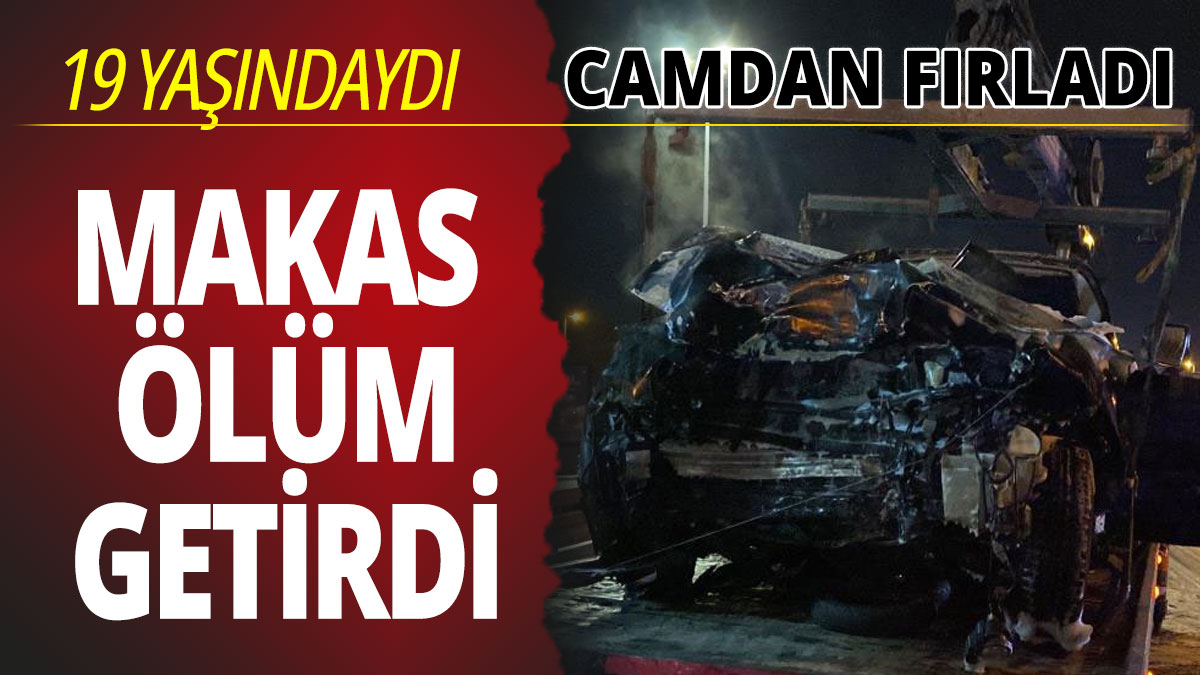 İstanbul'da makas atan genç sürücü canından oldu
