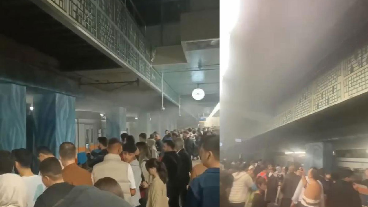Yenikapı Metro İstasyonunda yangın paniği