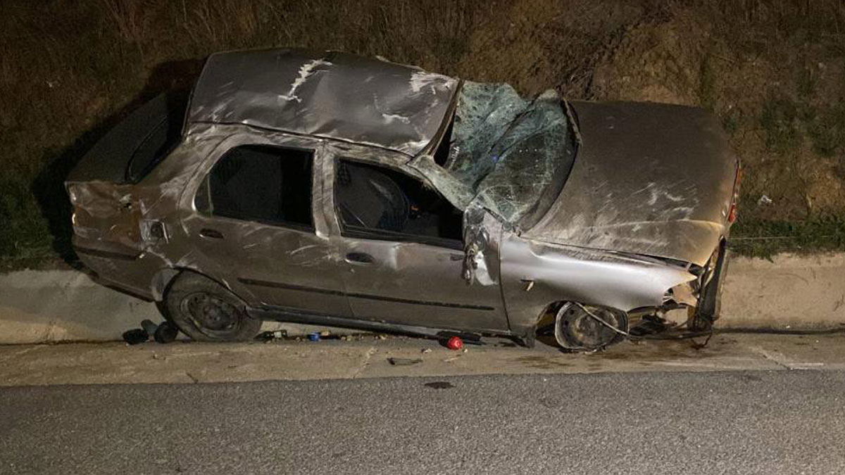 Kuzey Marmara Otoyolu’nda feci kaza: 2 ölü, 1 ağır yaralı