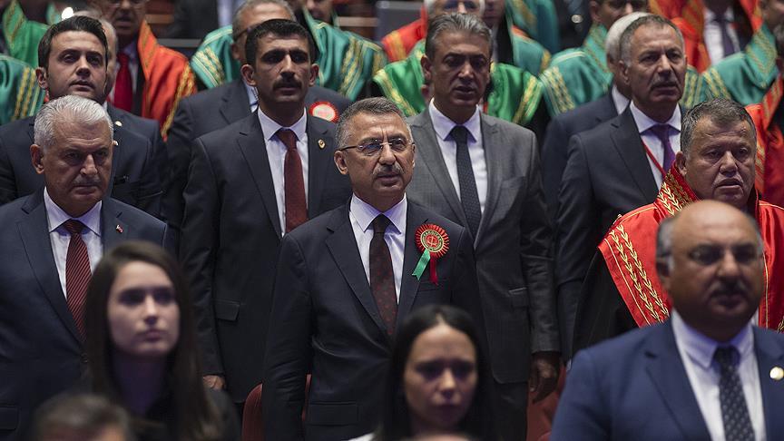 Oktay'dan adli yıl mesajı