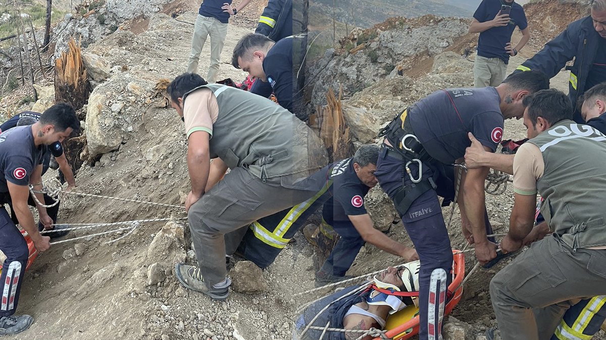 Antalya'da nefes kesen kurtarma operasyonu