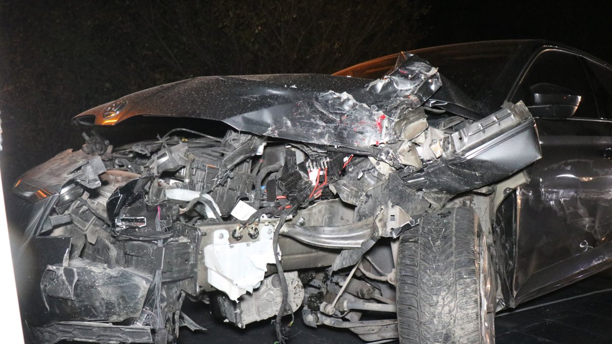 Anadolu Otoyolu'nda 14 aracın karıştığı zincirleme kaza meydana geldi
