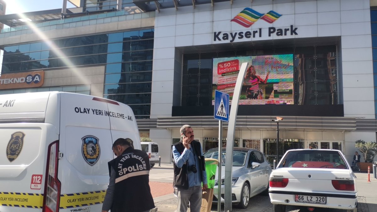 Kayseri Park AVM'de şüpheli ölüm