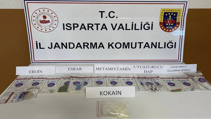 Isparta'da uyuşturucudan 1 ayda 6 kişi tutuklandı