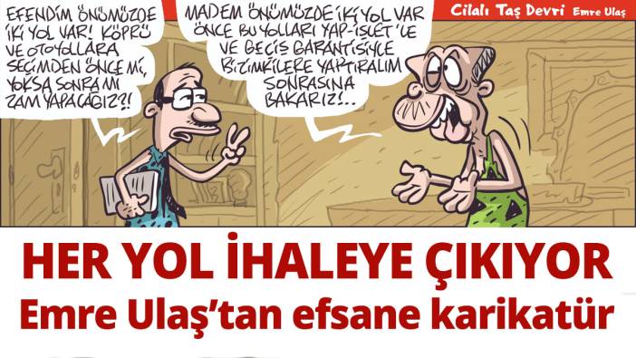 Emre Ulaş Erdoğan'ın 'yol'dan ne anladığını çizdi