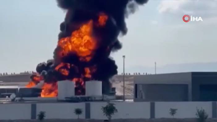 Irak’ta fabrikada yangın