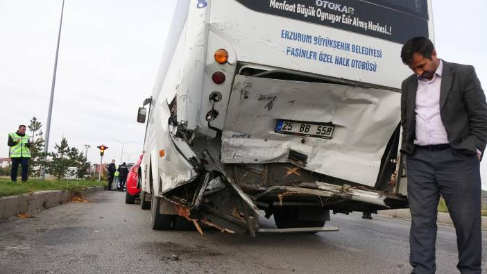Erzurum'da zincirleme kaza: 24 yaralı