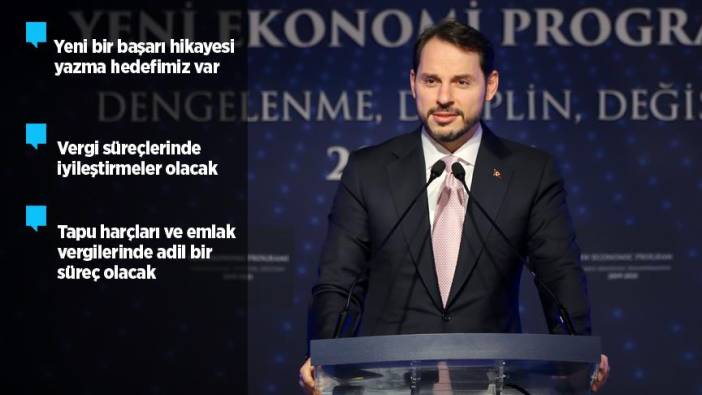 Bakan Albayrak Yeni Ekonomi Programı'nı açıkladı