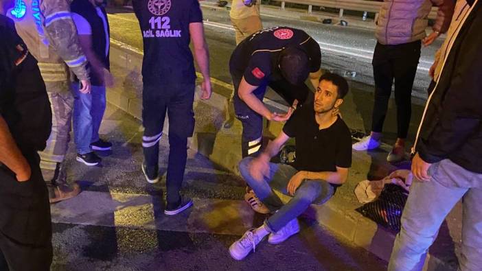 Ümraniye Şile Otoyolu'nda iki otomobil çarpıştı: 4 yaralı