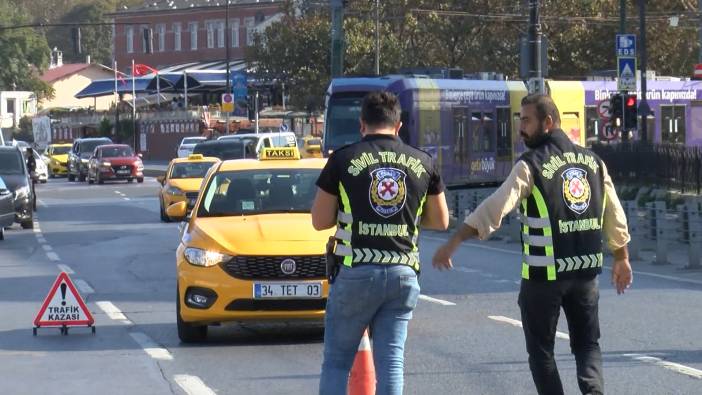 Eminönü'nde taksi denetimi