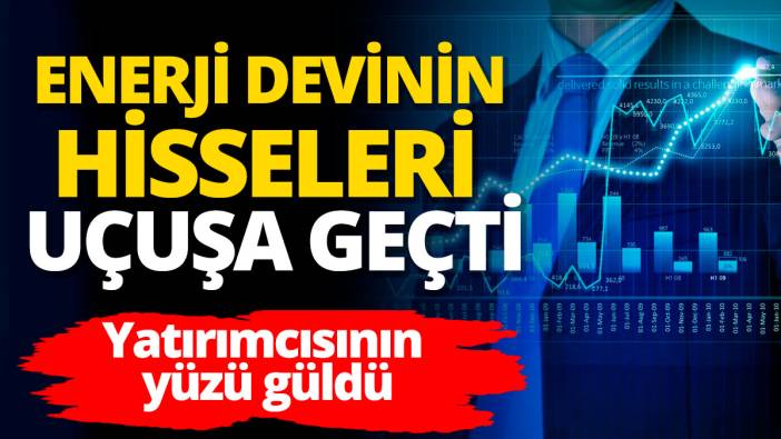 Enerji devinin hisseleri uçuşa geçti: Yatırımcısının yüzü güldü