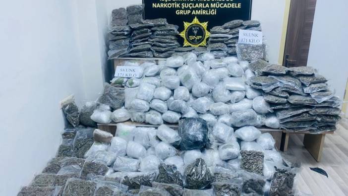 Siverek’te 171 kilo uyuşturucu ele geçirildi