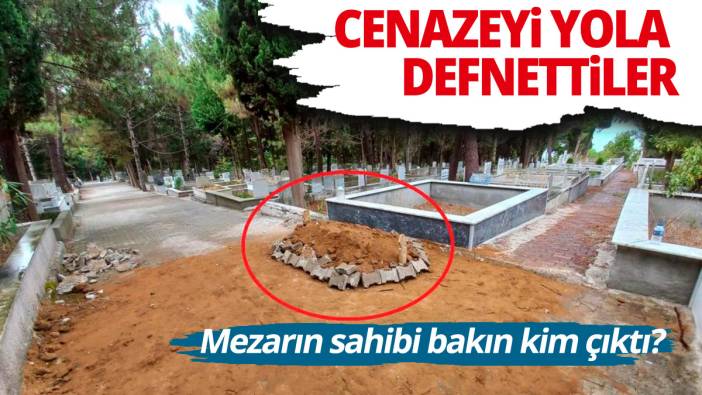 Gören şaştı kaldı! Sinop'ta cenazeyi yola defnettiler... Bakın mezar kime ait çıktı?