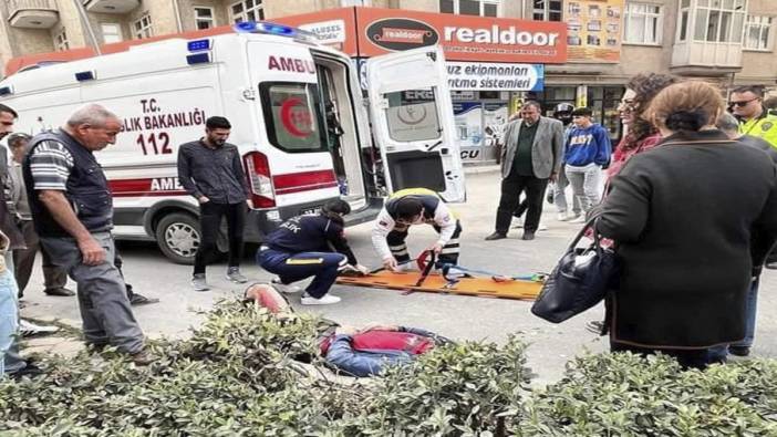 Elazığ’da motosiklet devrildi