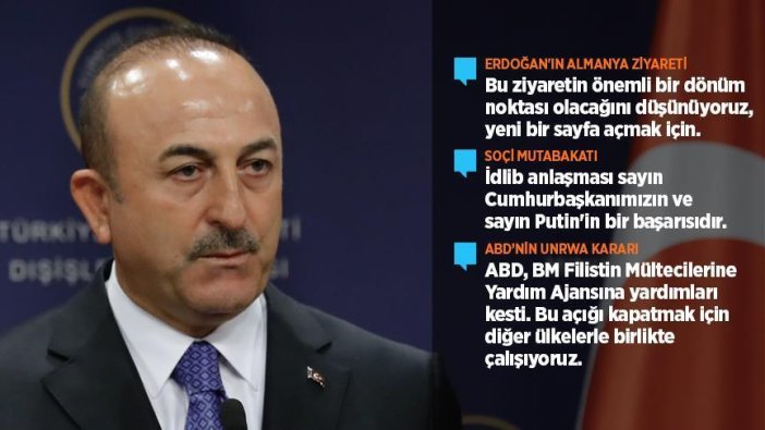 Çavuşoğlu'ndan açıklama