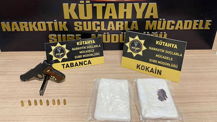 Kütahya'da 1 kilo kokain ele geçirildi