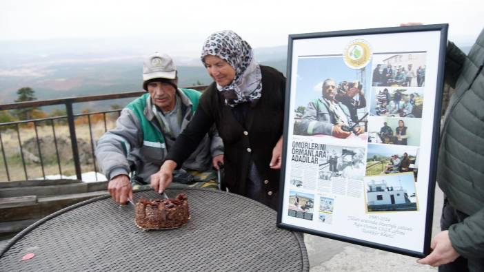 33 yıldır tekerlekli sandalye ile çıktığı kuledeki görevinden emekli oldu