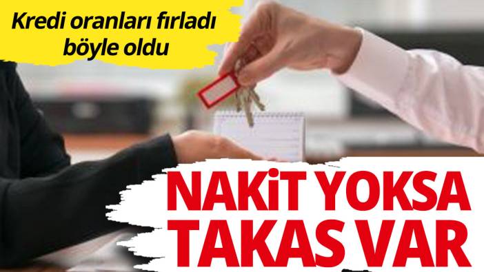 Yeni dönem başladı! Nakit yoksa takas var