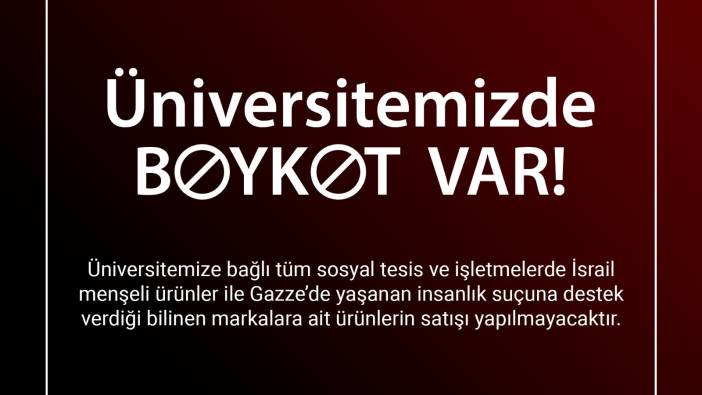 Anadolu Üniversitesi de boykot kararı aldı