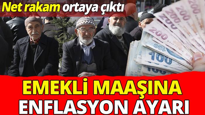 Emekli maaşına enflasyon ayarı! Net rakam ortaya çıktı