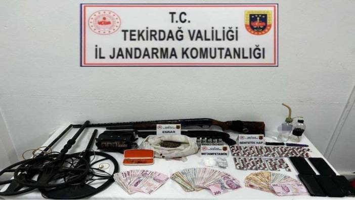 Tekirdağ'da uyuşturucu operasyonu: 8 gözaltı
