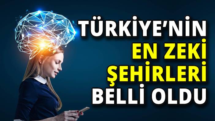 Türkiye’nin en zeki şehirleri belli oldu