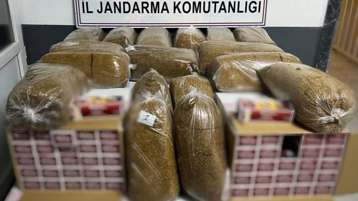 Antalya'da 190 kilogram kaçak tütün ele geçirildi