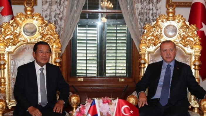 Erdoğan, Kamboçya Başbakanı'nı kabul etti