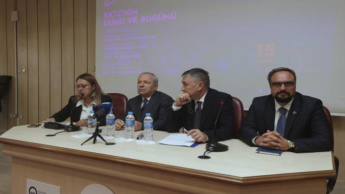 Trabzon'da "KKTC'nin Dünü ve Bugünü" konferansı yapıldı