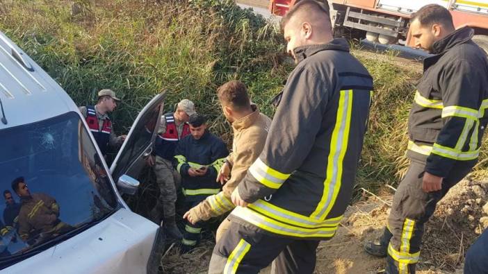 Hatay’da yoldan çıkan araç kaza yaptı 1 yaralı