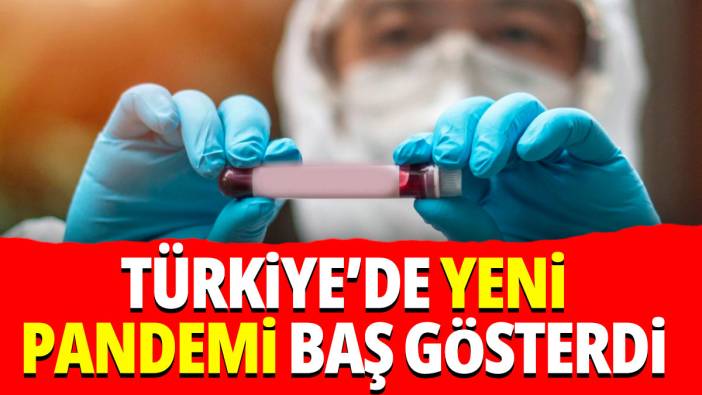 Türkiye'de yeni pandemi baş gösterdi