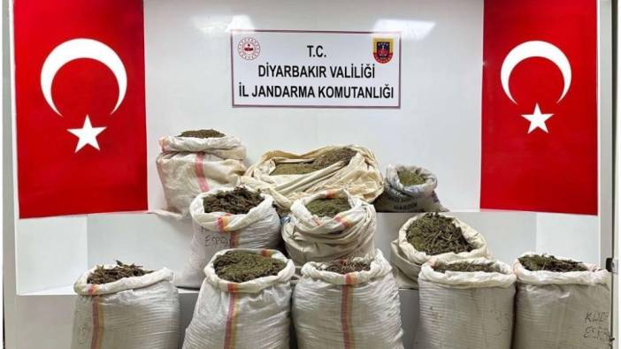 Diyarbakır’da 296 kilo uyuşturucu ele geçirildi