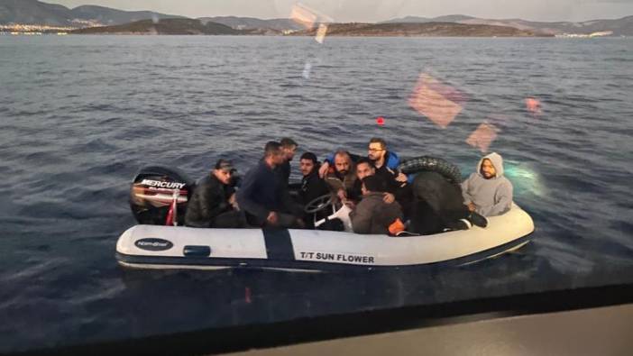 9 kaçak göçmen yakalandı