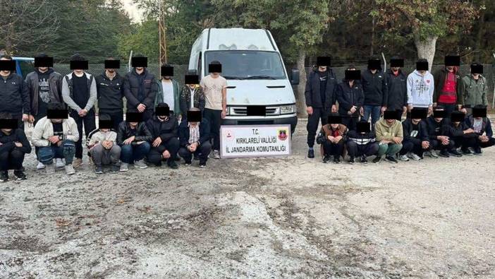 Kırklareli'de yüzlerce kaçak göçmen yakalandı