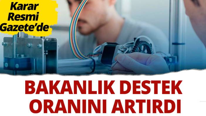 Bakanlık, kamu kurumuşları ve üniversitelerle yürütülen proje desteğini yüzde 100'e çıkardı